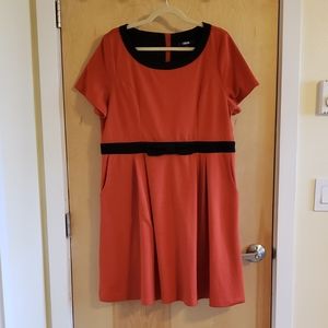 Fun Orange ASOS Plus Party Dress